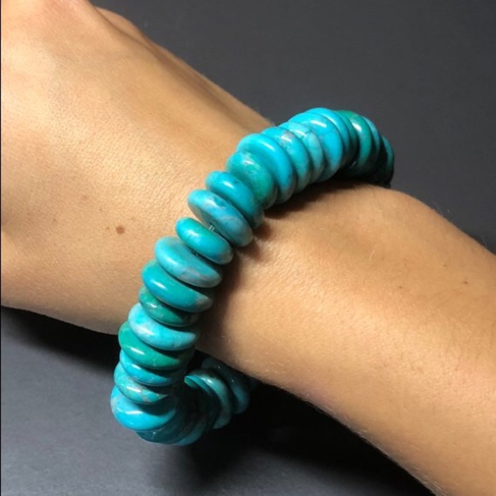 Vintage Real Turquoise Bracelet